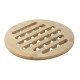 Descanso De Panelas 15cm Redondo Bambu